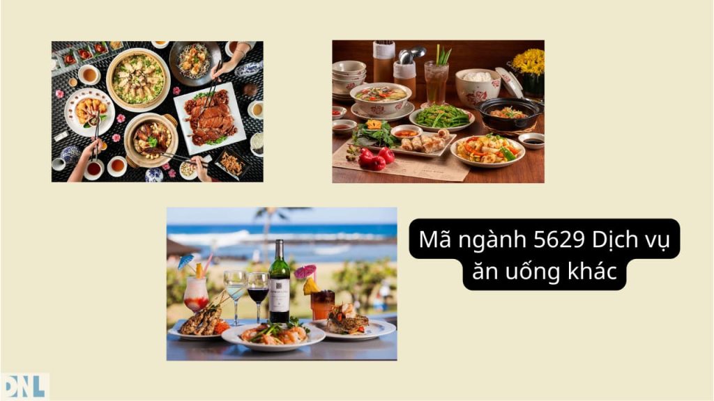 Mã ngành thương mại & dịch vụ ăn uống khác Mã ngành dịch vụ thương mại ăn uống khác