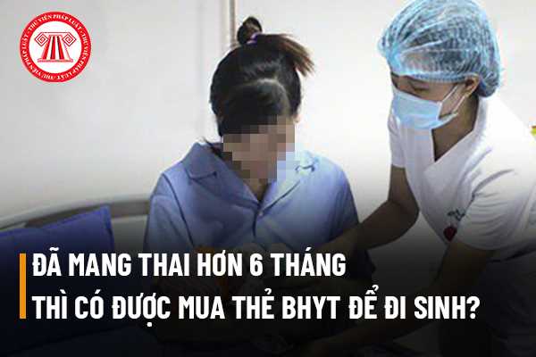 Đã sở hữu thai rộng tháng thì đã đạt được mua thẻ bảo đảm y tế nhằm đi sinh không Đã sở hữu thai hơn tháng thì giành được mua thẻ bảo hiểm y tế nhằm đi sinh không