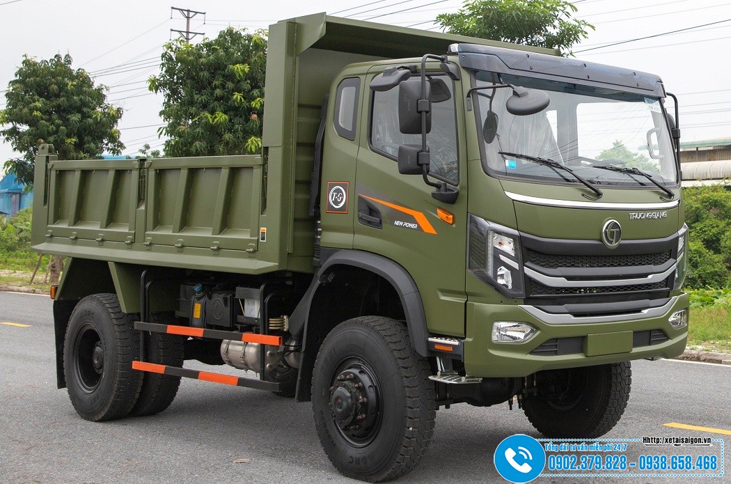 xe ben 7 tấn 2 cầu cũ