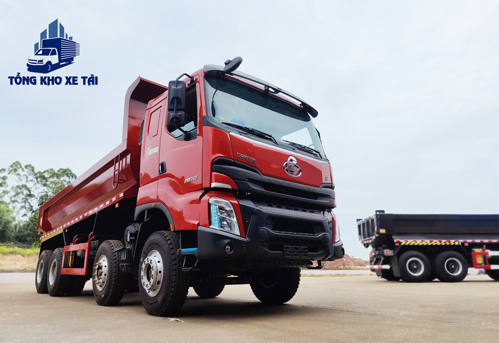 Xe ben chÂn chenglong thÙng vÁt u cẦu dẦu cẦu lÁp Xe ben chÂn chenglong thÙng vÁt u cẦu dẦu cẦu lÁp