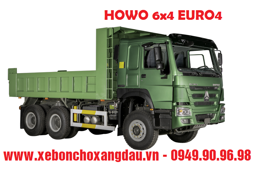 Xe ben howo x euro thùng vuông Xe ben howo x triệu euro thùng vuông