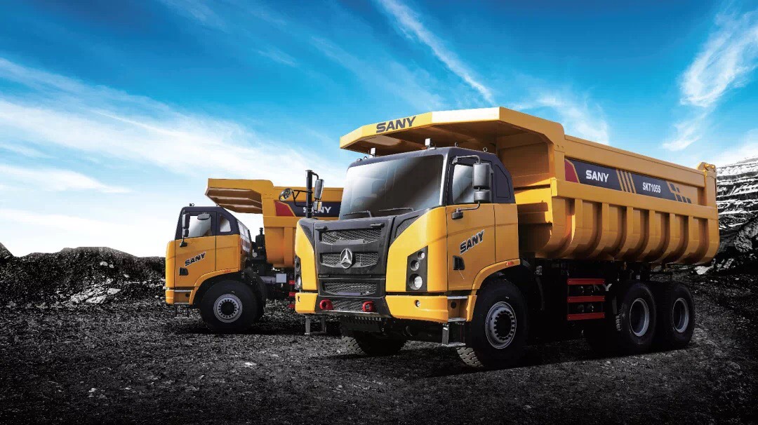 Xe ben mỏ sany tấn Xe ben mỏ sany tấn