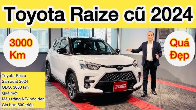 Bán xe cộ cũ toyota raize cũ white color ngọc trai nóc black odo chạy km quá bắt đầu giá nhô tr Bán xe cũ toyota raize cũ màu trắng ngọc trai nóc black odo chạy km quá mới giá nhô tr