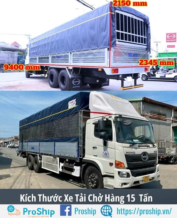 Kích thước xe tải tấn là bao nhiêu Kích thước xe tải tấn là bao nhiêu